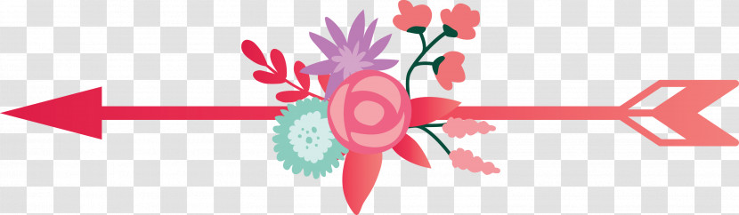 Wedding Arrow Flower Arrow Flowers Transparent PNG