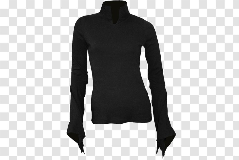 Long-sleeved T-shirt Clothing - Black Transparent PNG
