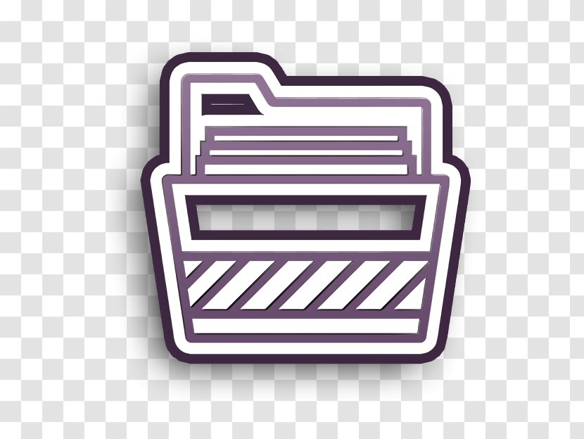 Folder Icon Essential Set - Label Rectangle Transparent PNG