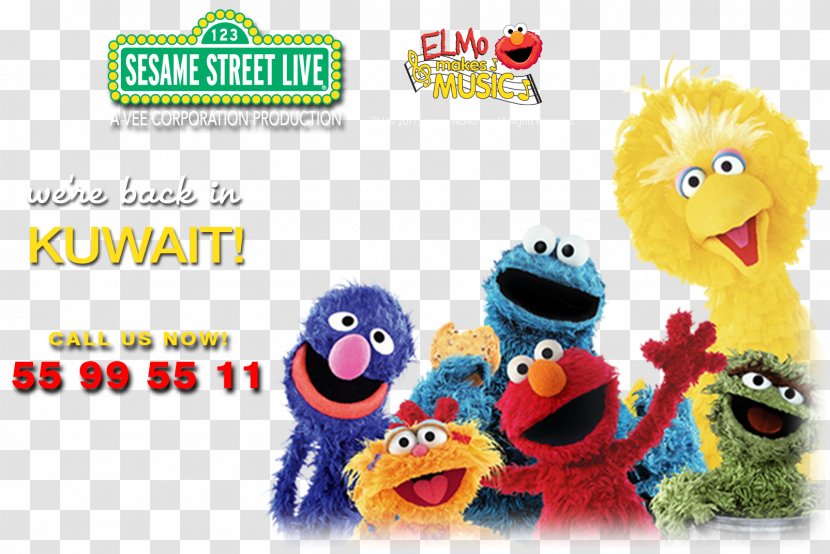 Elmo Abby Cadabby Big Bird Ice Skating Rink Sesame Street Live - Heart Transparent PNG