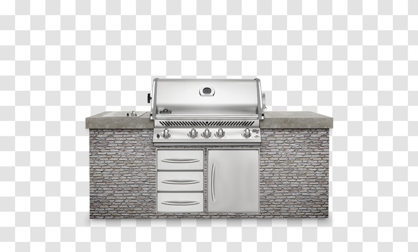 Barbecue Natural Gas Burner Napoleon Grills Built-In Prestige PRO 665 Transparent PNG