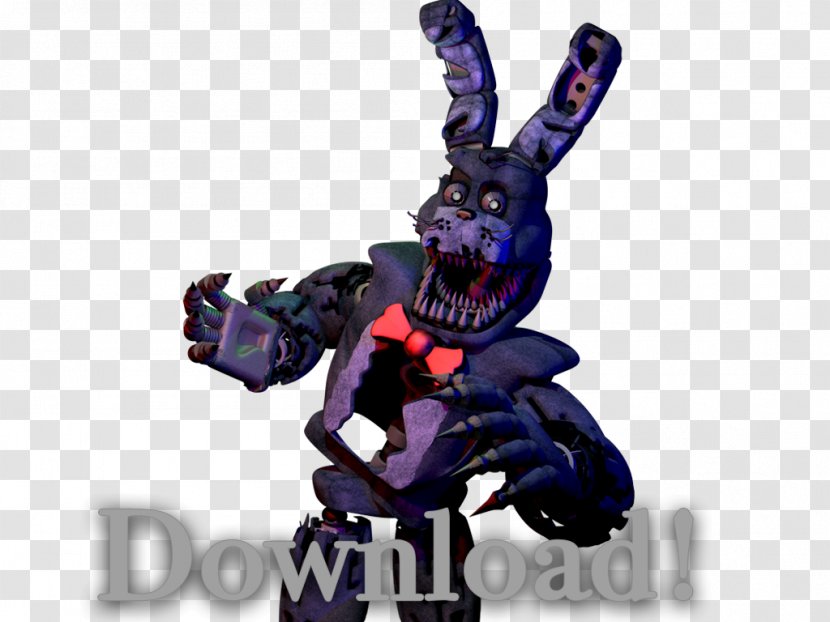 Five Nights At Freddy's 4 Nightmare 3D Computer Graphics Bonnie - Fangame Transparent PNG
