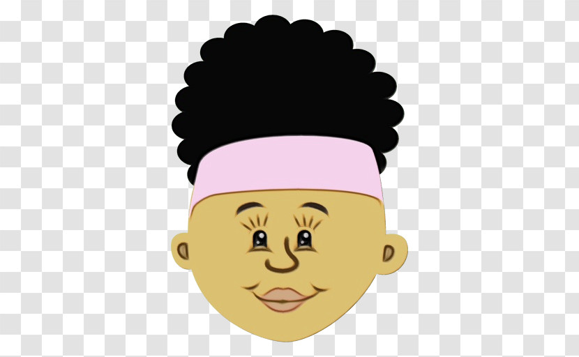 Cartoon Character Smiley Headgear Happiness Transparent PNG