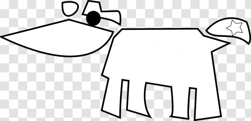 Cattle Clip Art - Line - Graphics Cow Transparent PNG