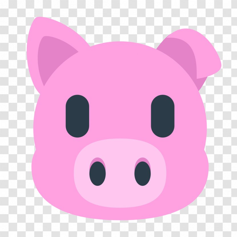 Domestic Pig Drawing Image Animation - Nose Transparent PNG