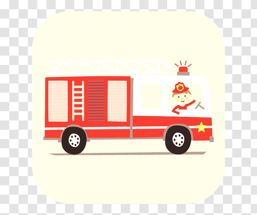Motor Vehicle Transport Mode Of Red - Emergency - Fire Apparatus Transparent PNG