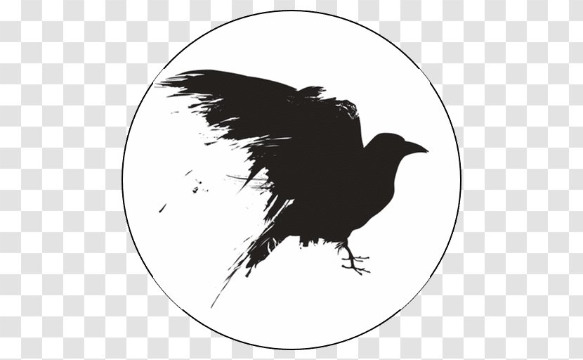 Royalty-free Crow Drawing - Heart Transparent PNG