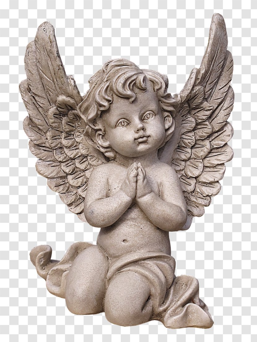 Prayer Of Saint Francis Guardian Angel God - Sculpture - Statue Transparent PNG