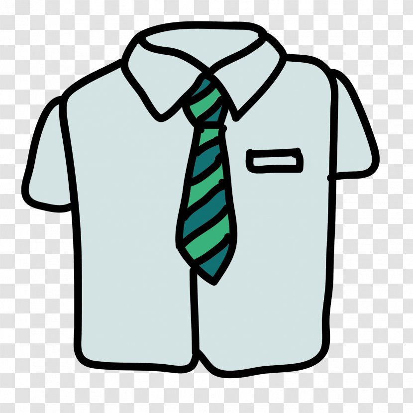T-shirt Necktie Drawing Cartoon - Tshirt Transparent PNG
