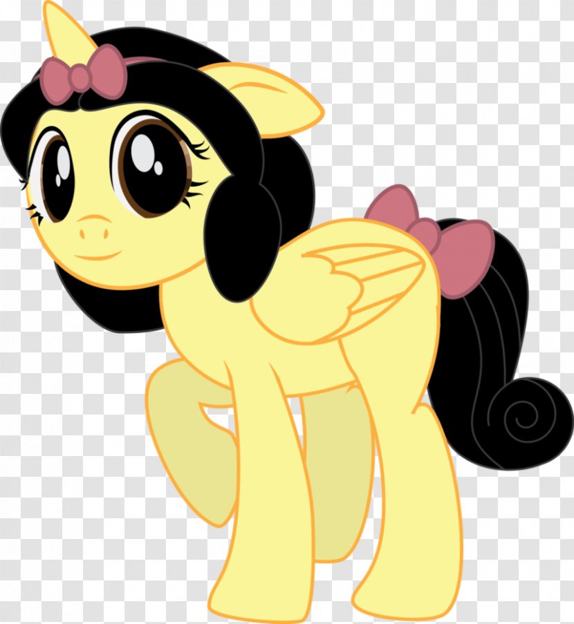 Pony Snow White Horse Twilight Sparkle Seven Dwarfs - Yellow Transparent PNG