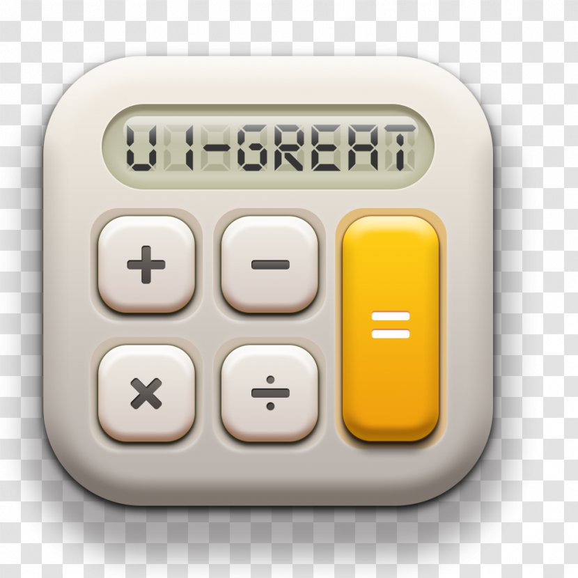 Calculator Android Application Package Icon - Office Equipment - Vector Transparent PNG