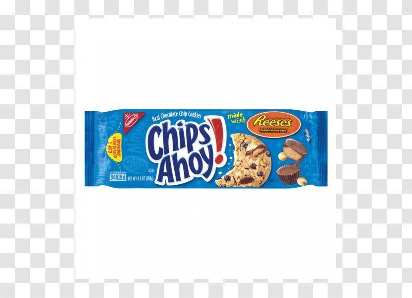 Chocolate Chip Cookie Reese's Peanut Butter Cups Chips Ahoy! - Packet Transparent PNG