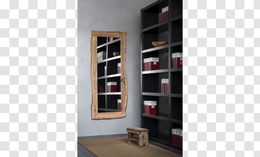 Shelf Bookcase Kernbuche Living Room Wall Unit - Shelving - Solid Wood Border Transparent PNG