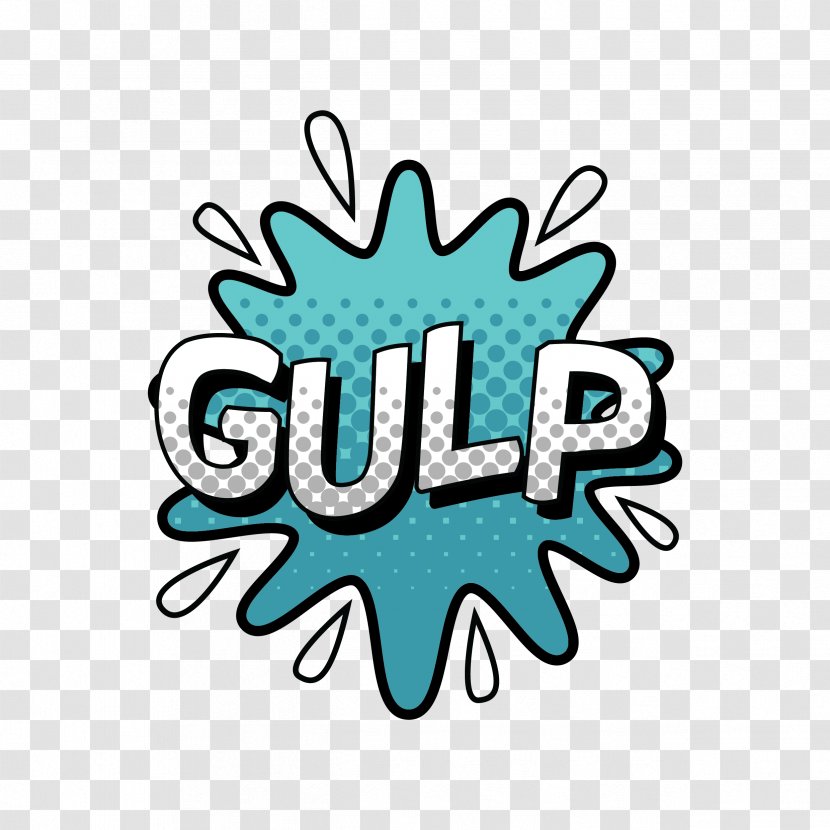 Clip Art Logo Comics Graphic Design Vector Graphics - Turquoise - Gulp Transparent PNG