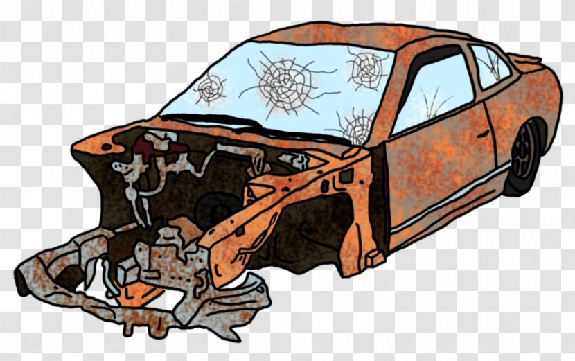 Cartoon Traffic Collision Clip Art - Model Car - Wreck Transparent PNG
