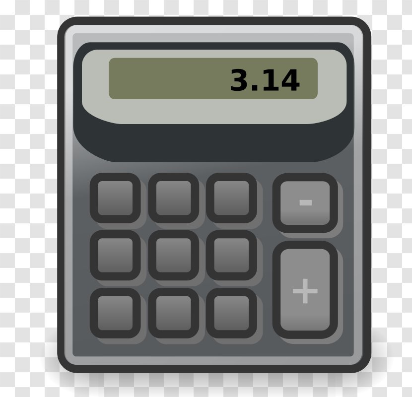 Calculator Clip Art - Office Supplies Transparent PNG