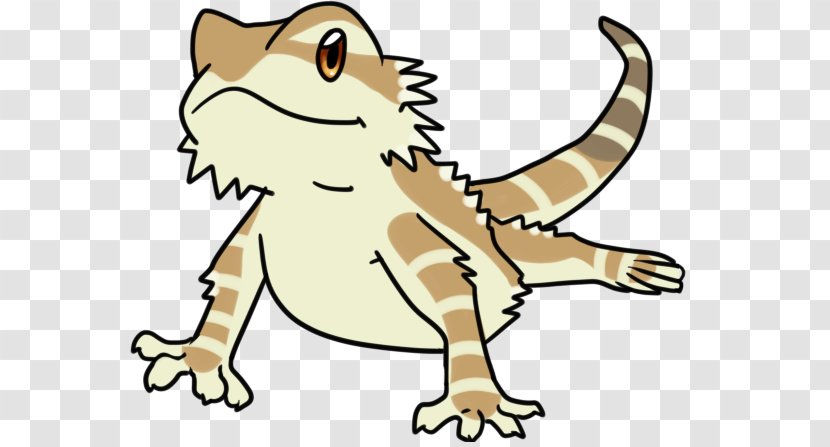 Lizard Bearded Dragon Drawing Reptile Clip Art - Carnivoran Transparent PNG