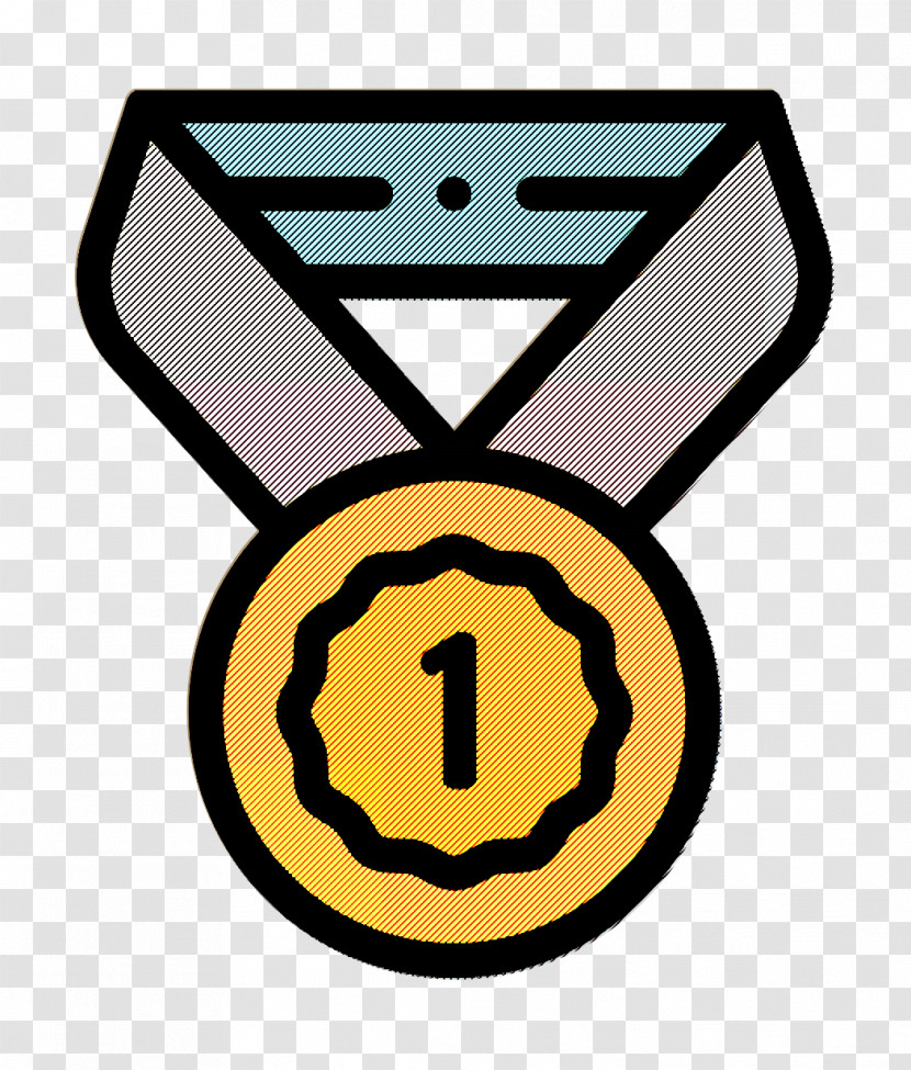 Winning Icon Sports And Competition Icon Medal Icon Transparent PNG