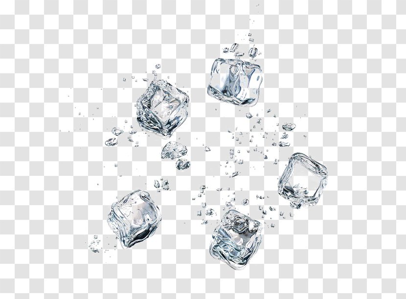 Ice Cube Water - Body Jewelry Transparent PNG
