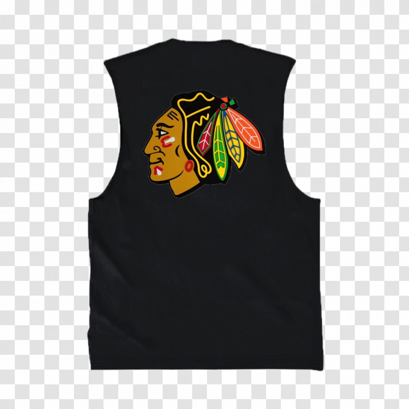 T-shirt Chicago Blackhawks National Hockey League Sleeveless Shirt - Brand Transparent PNG