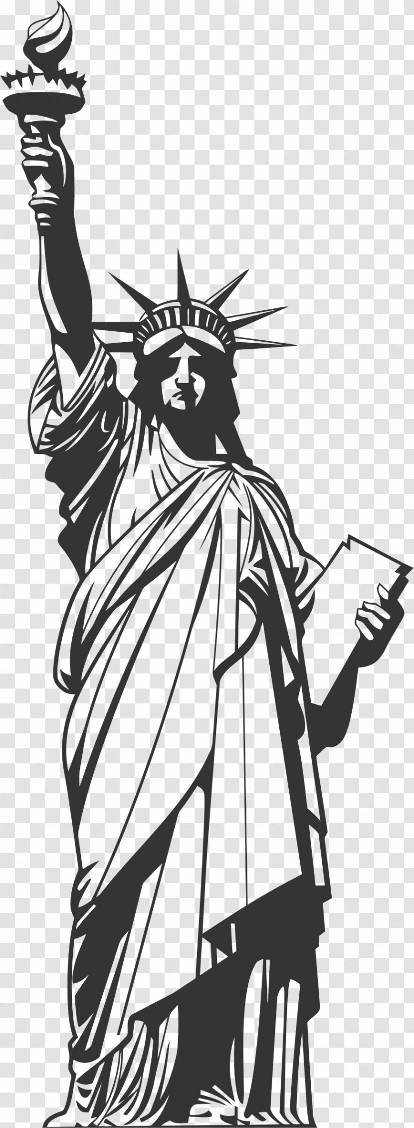 Statue Of Liberty Drawing Clip Art Transparent PNG
