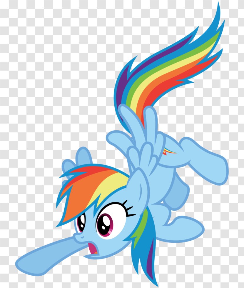 Pony Rainbow Dash Applejack Rarity Fan Art - Feather - Vector Transparent PNG