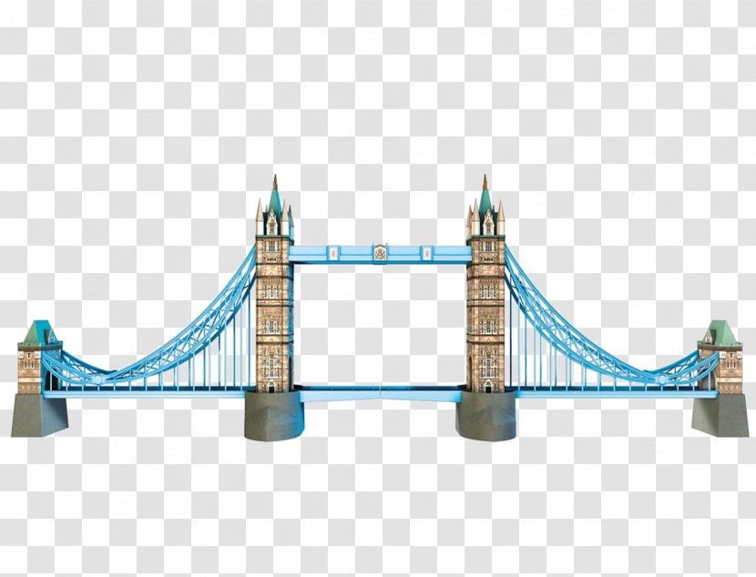 Tower Bridge Jigsaw Puzzles Puzz 3D Big Ben 3D-Puzzle - Ravensburger - London Transparent PNG