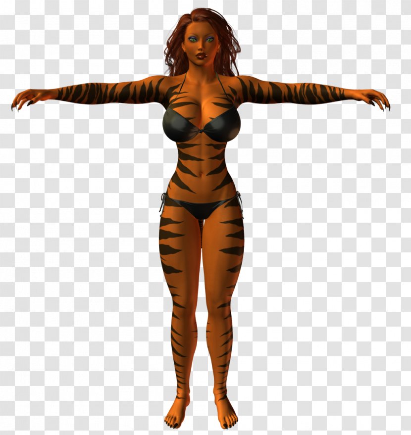 Costume Fiction Character - Human Leg - Tigra Marvel Transparent PNG