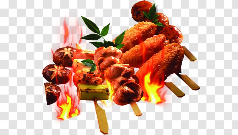 Barbecue Chicken Yakitori Chuan Kebab - Wing - BBQ Wings HD Clips Transparent PNG