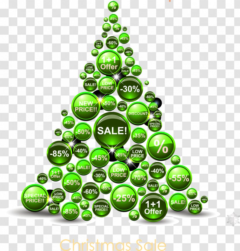 Christmas Tree Green Clip Art - Decoration Transparent PNG