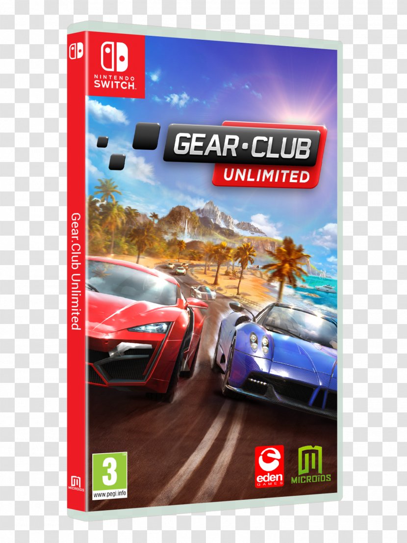 Gear.Club Unlimited Nintendo Switch MXGP 3 Racing Video Game - Nes Classic Edition Transparent PNG