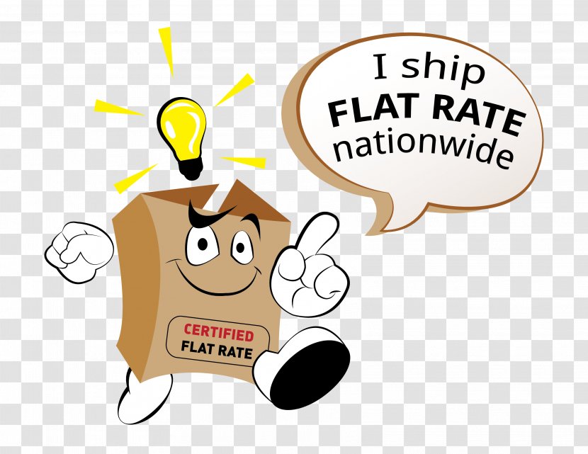 Flat Rate Courier Cargo Mail Service - Logo - Delivery Transparent PNG
