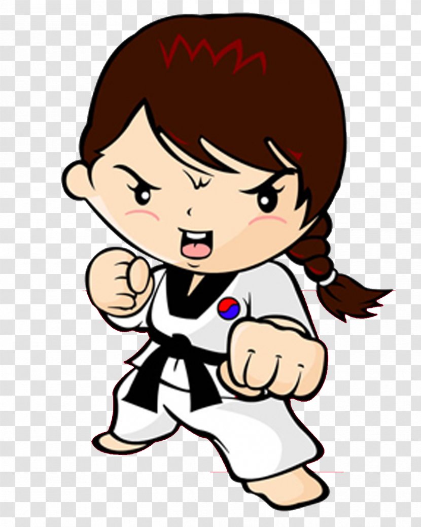 Taekwondo Karate Martial Arts Woman Kick - Flower - Punch Transparent PNG
