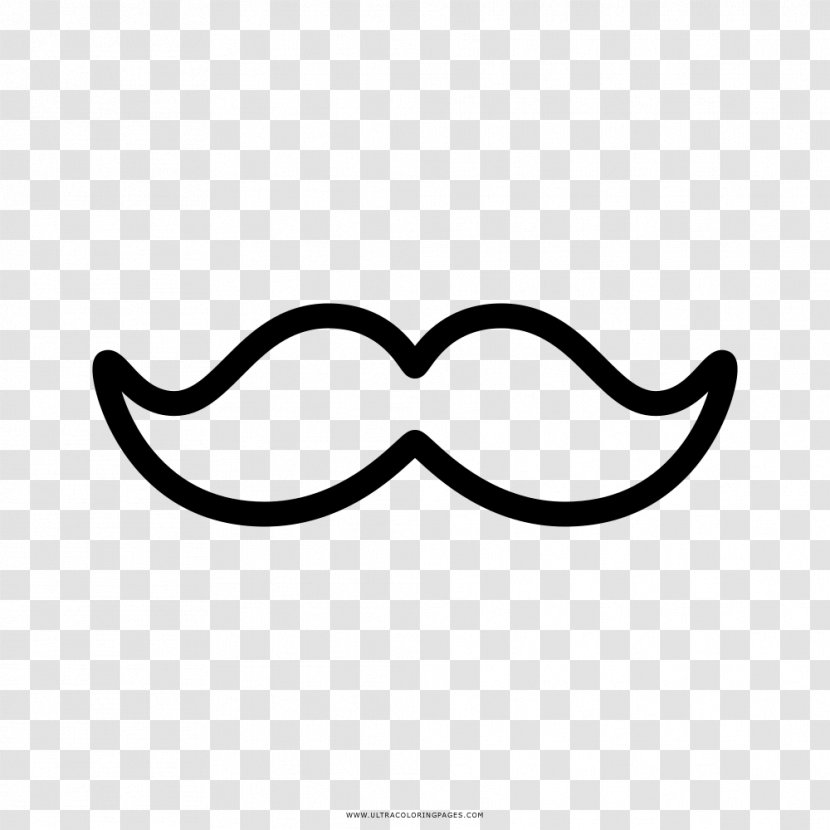 Moustache Drawing Barber Hairdresser Coloring Book - Monochrome Photography Transparent PNG