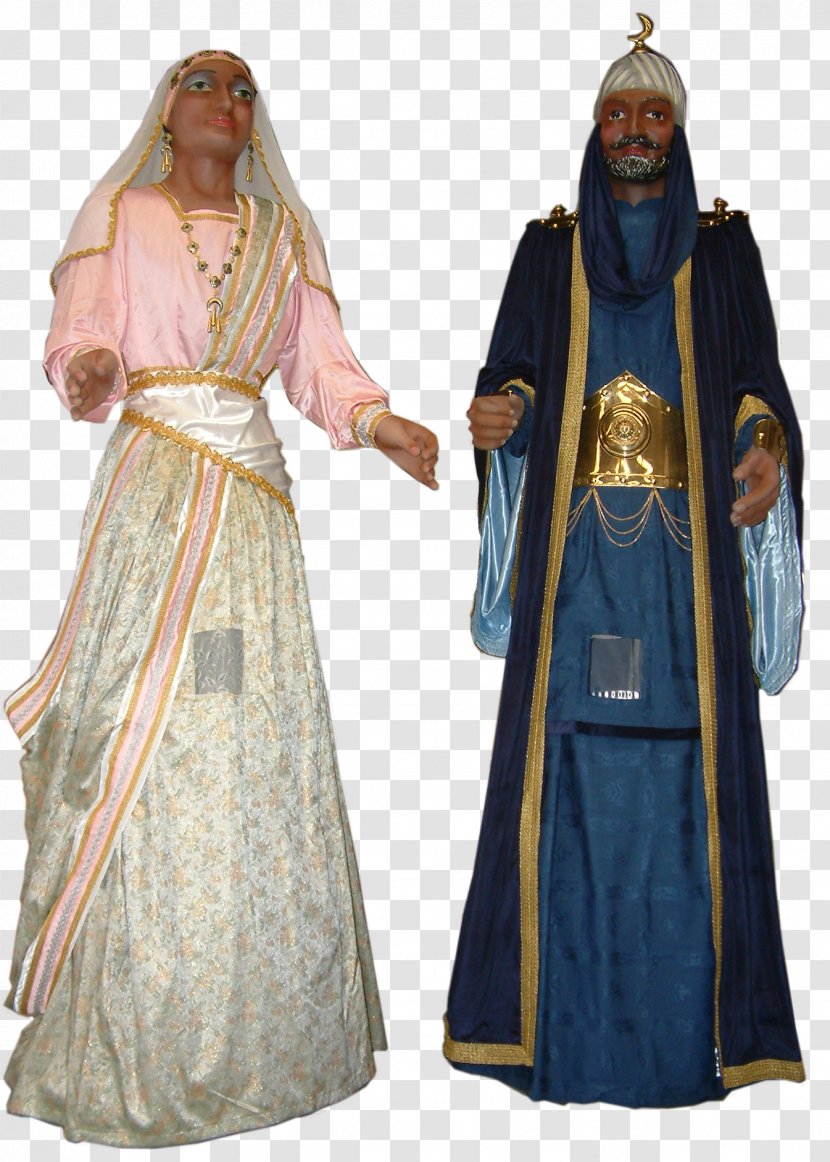 Robe Middle Ages Costume Design Cloak - Comparsa De Gigantes Y Cabezudos Transparent PNG
