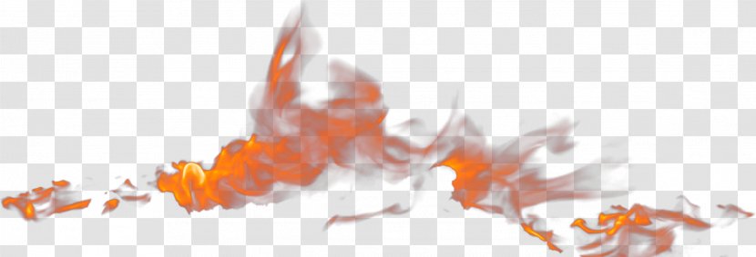 Light Flame Fire - Orange Transparent PNG