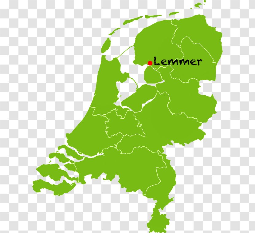 Netherlands Vector Map Transparent PNG