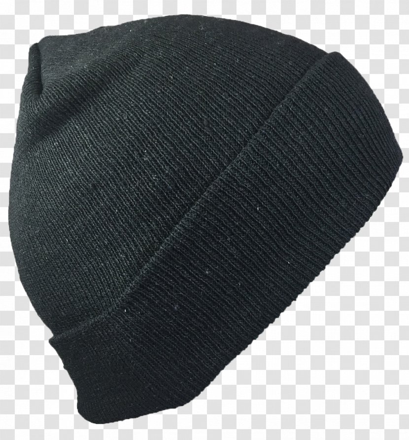Beanie Knit Cap Woolen Knitting - Black Transparent PNG