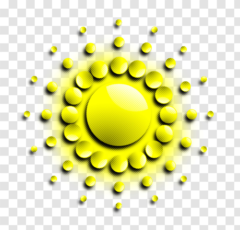 Yellow Green Circle Line Smile Transparent PNG