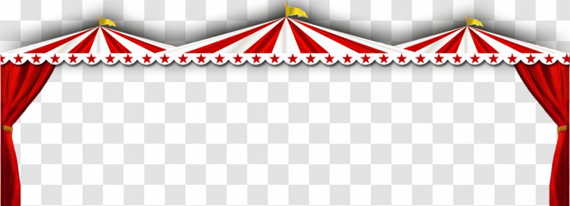 Circus Clip Art - Red - Tent Transparent PNG
