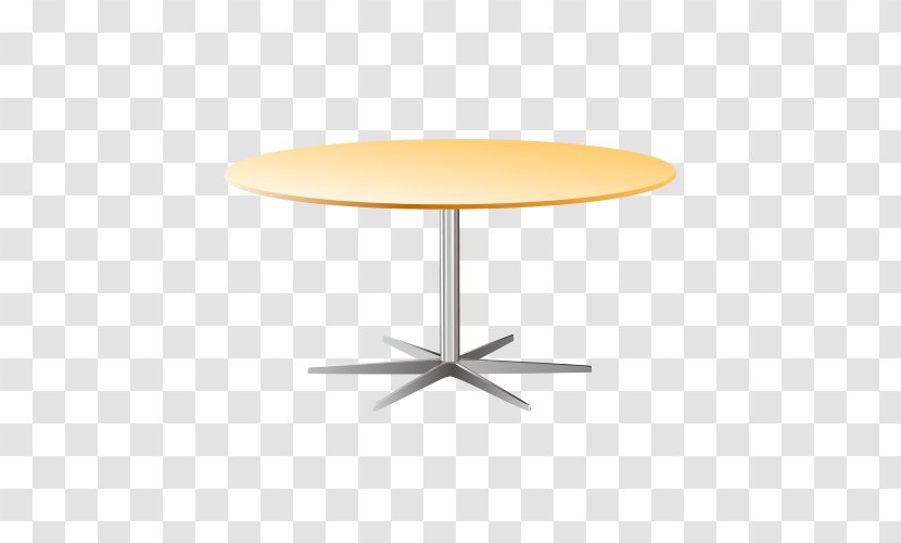 Round Table Wood - Yellow Transparent PNG