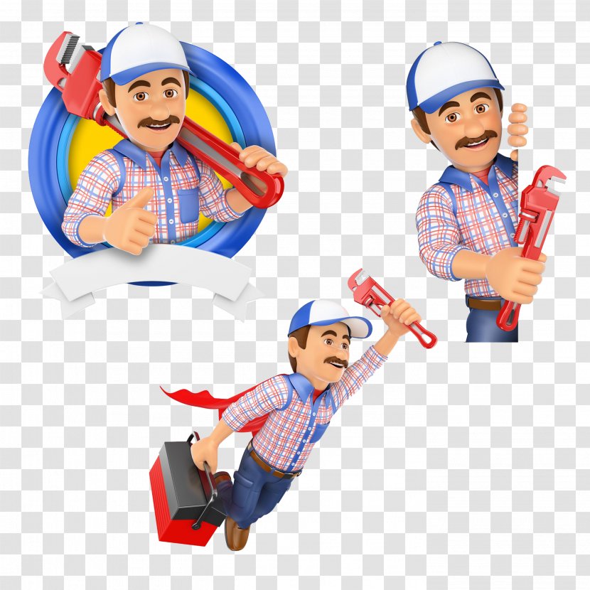 Plumber Toolbox Stock Photography Pipe Wrench - Fun - Installation Creative Workers Transparent PNG