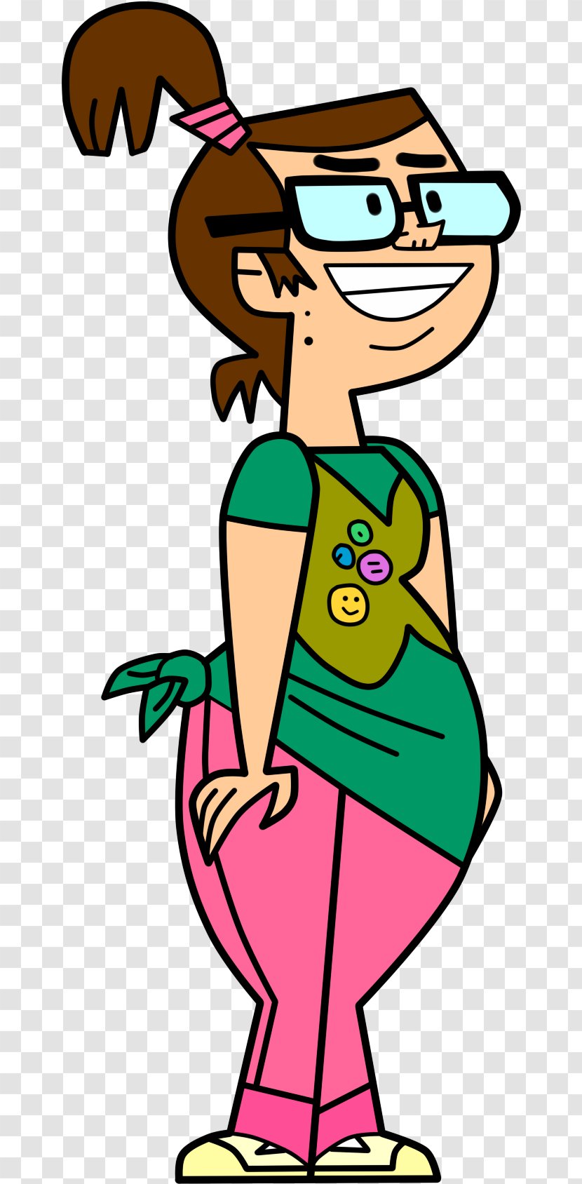 Television Show Total Drama Action Duncan Character - Smile - Courtney Pig Transparent PNG