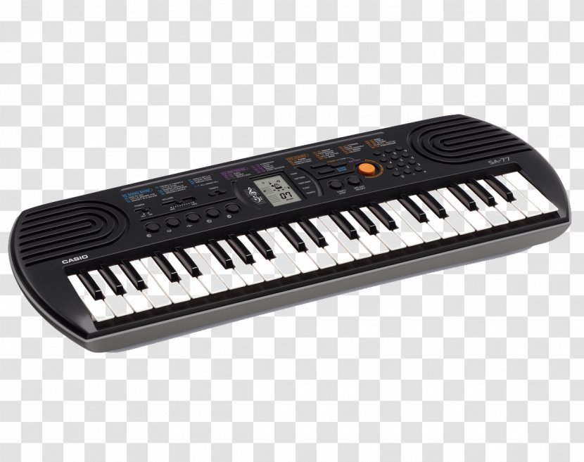 Casio SA-77 Electronic Keyboard Musical SA-76 SA-46 - Flower - Instruments Transparent PNG