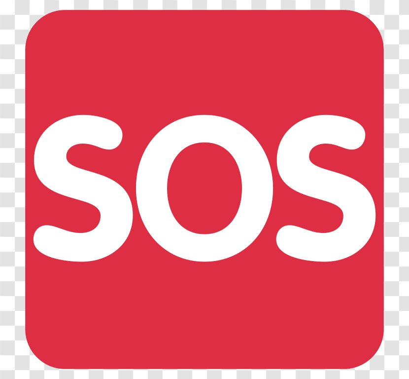 SOS Logo Symbol Meaning Clip Art - Red - Guess Emoji Transparent PNG