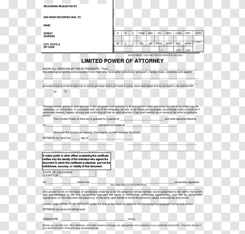 Document Power Of Attorney Entire Limited Indicia Ltd Transparent PNG