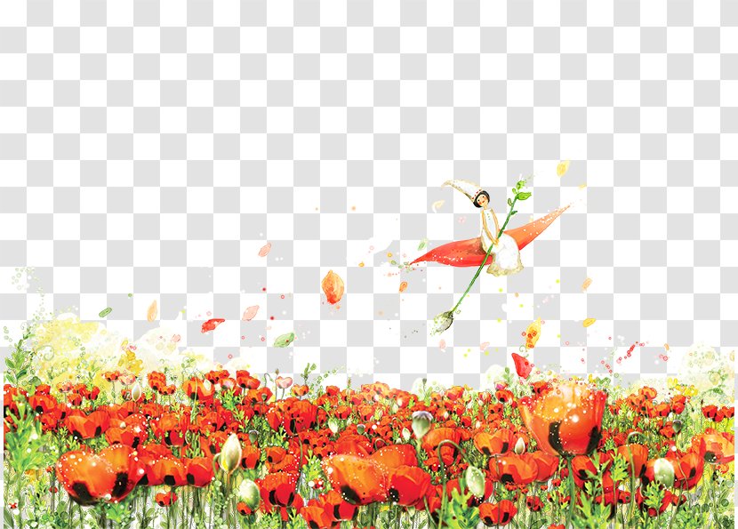 Art High-definition Television Summer 4K Resolution Wallpaper - Widescreen - Flower Fairy Transparent PNG