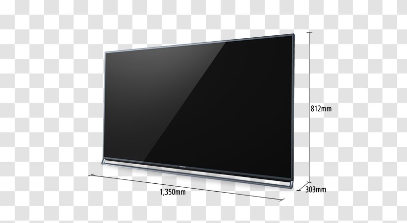 LCD Television LED-backlit Computer Monitors Panasonic - Watercolor - 60 Inch LED TV Transparent PNG