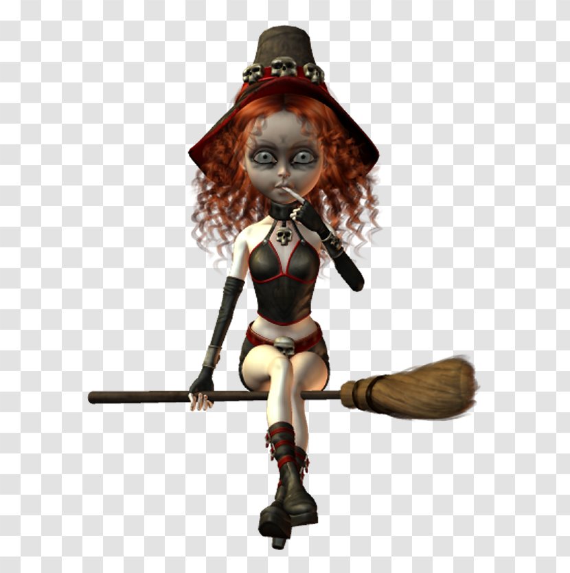 Broom Boszorkxe1ny Clip Art - Figurine - Witch Transparent PNG