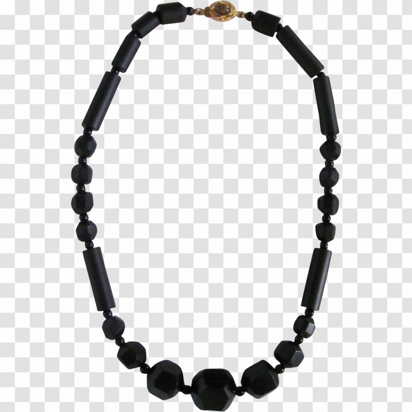 Necklace Jewellery Bead Bracelet Pearl - Black - Beads Transparent PNG